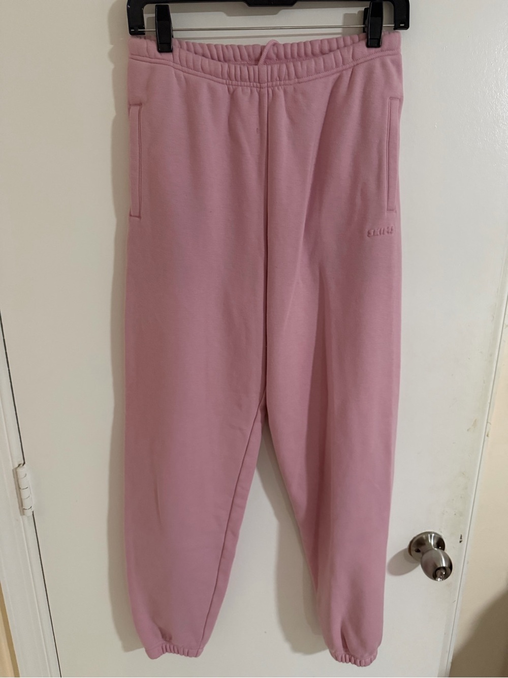 SKIMS pink Fleece Jogger Pants
